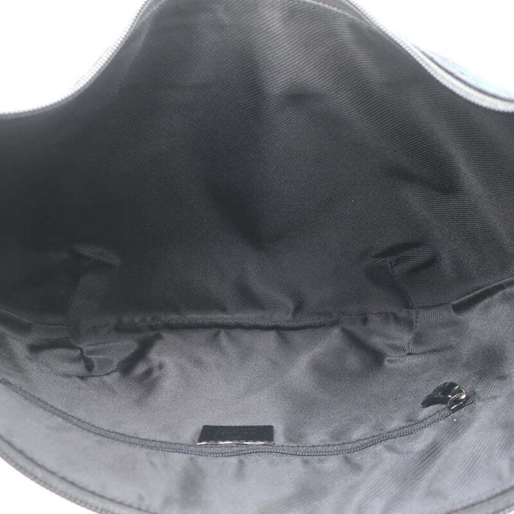 Gucci Monogram Hobo Black Patent Leather-Trim Canvas Medium Shoulder Bag - Picture 10 of 12